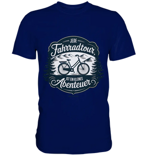 JEDE Fahrradtour IST EIN KLEINES Abenteuer Inspirierendes Outdoor Design - Premium Shirt Bright Lights Arts