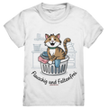 Kätzchen im Wäschekorb – Fröhliche Haushaltsmomente - Kids Premium Shirt Bright Lights Arts