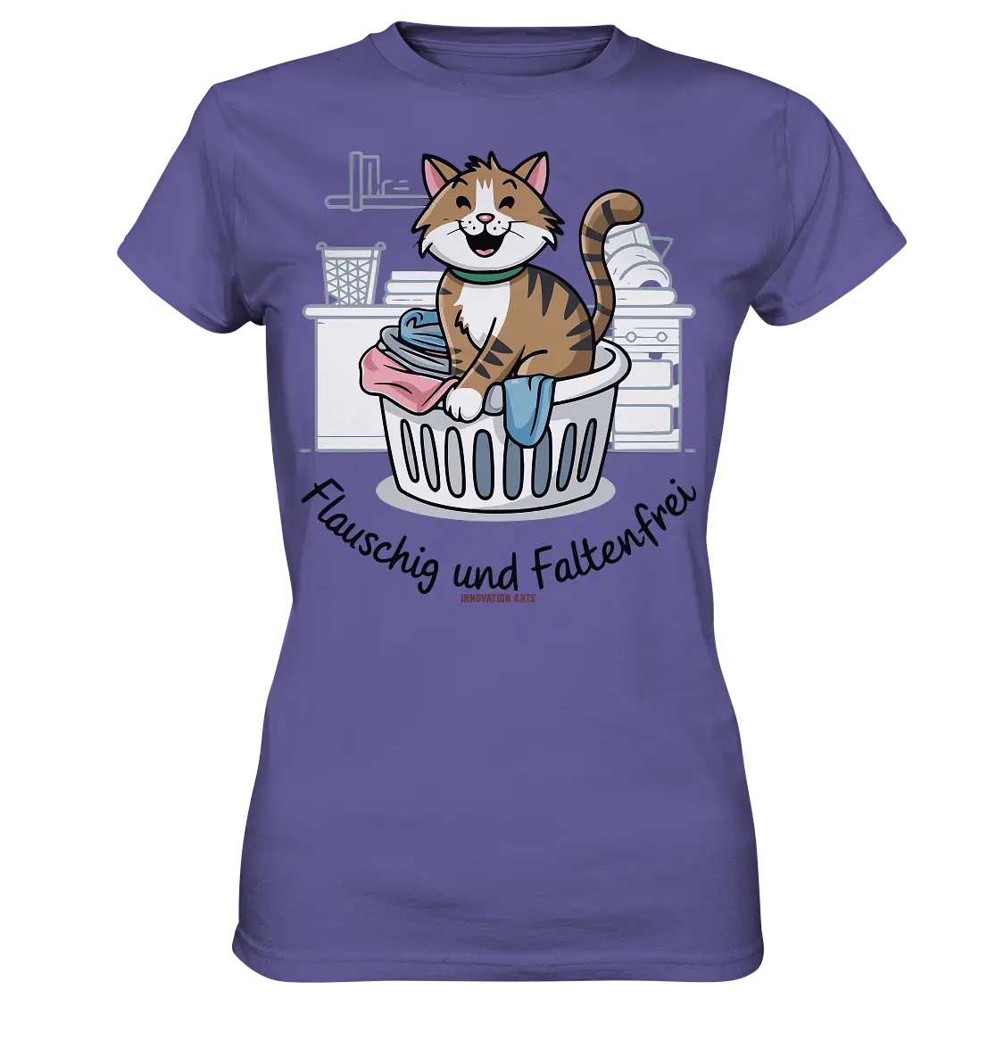 Kätzchen im Wäschekorb – Fröhliche Haushaltsmomente - Ladies Premium Shirt Bright Lights Arts