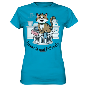 Kätzchen im Wäschekorb – Fröhliche Haushaltsmomente - Ladies Premium Shirt Bright Lights Arts