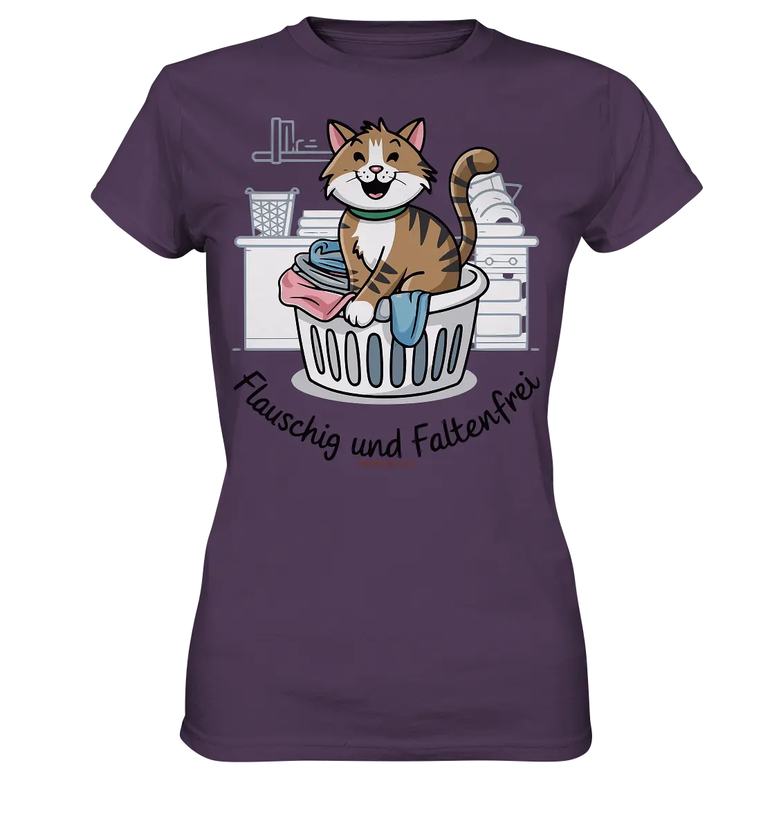 Kätzchen im Wäschekorb – Fröhliche Haushaltsmomente - Ladies Premium Shirt Bright Lights Arts