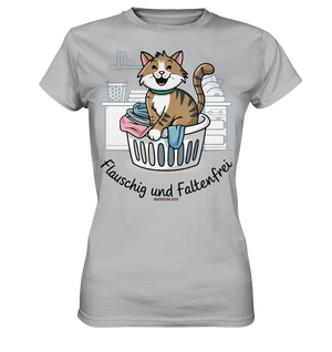 Kätzchen im Wäschekorb – Fröhliche Haushaltsmomente - Ladies Premium Shirt Bright Lights Arts