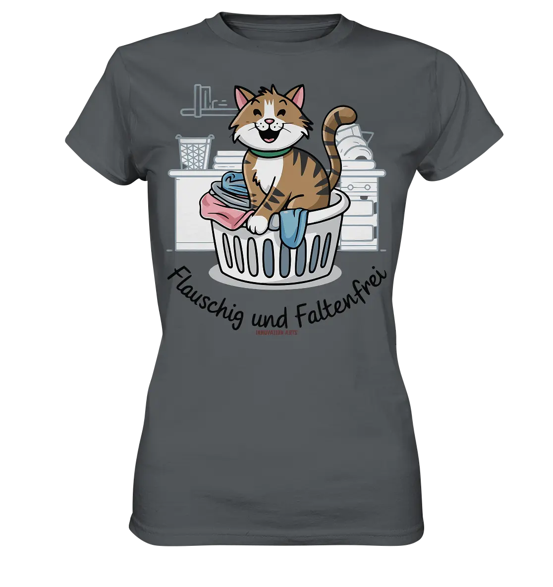 Kätzchen im Wäschekorb – Fröhliche Haushaltsmomente - Ladies Premium Shirt Bright Lights Arts