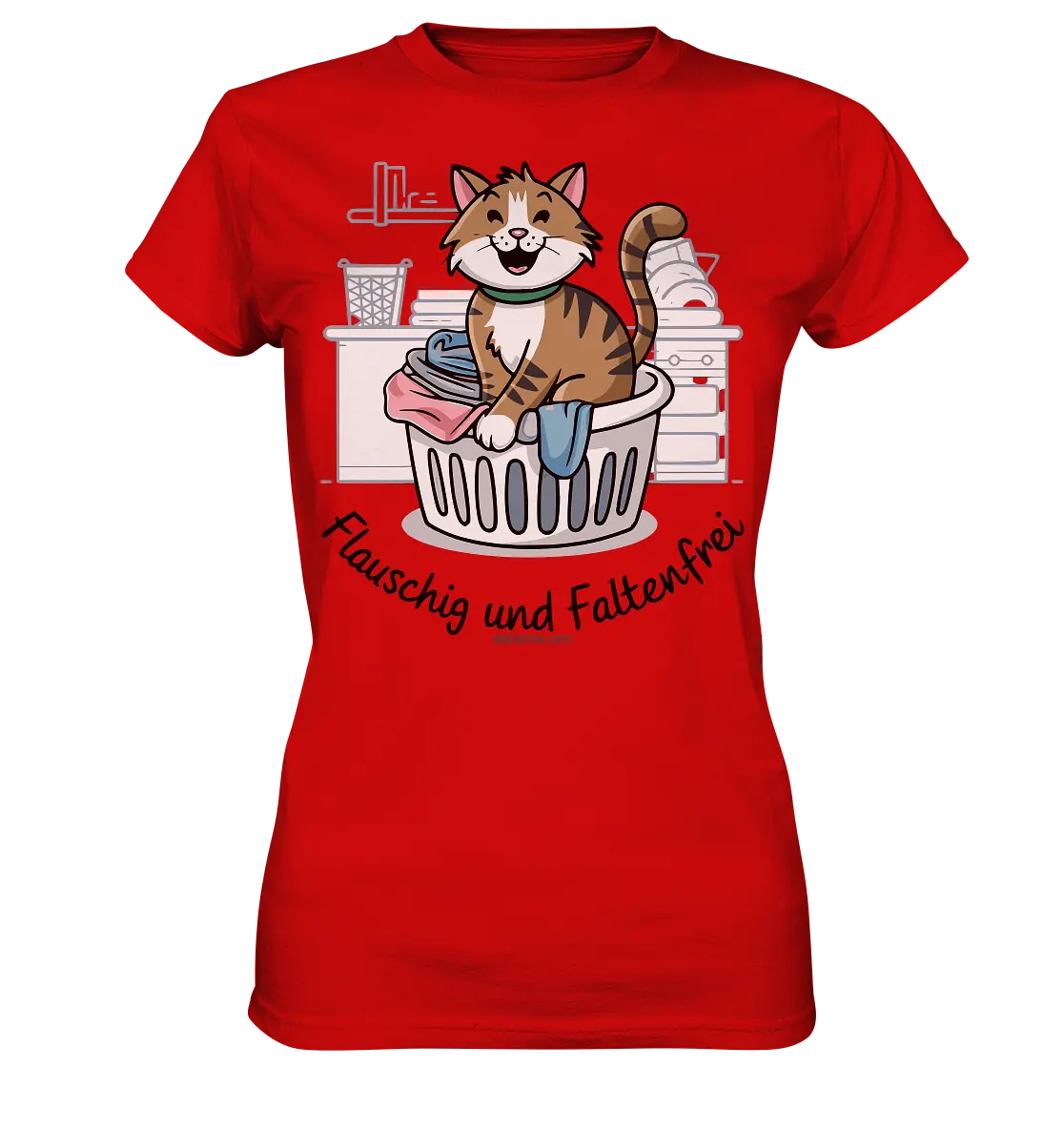 Kätzchen im Wäschekorb – Fröhliche Haushaltsmomente - Ladies Premium Shirt Bright Lights Arts