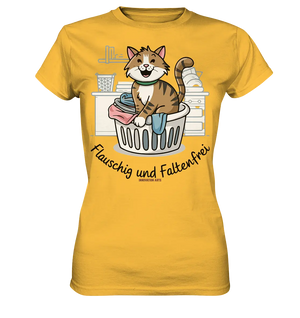 Kätzchen im Wäschekorb – Fröhliche Haushaltsmomente - Ladies Premium Shirt Bright Lights Arts