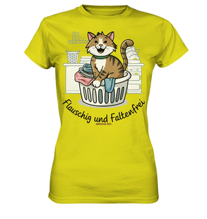 Kätzchen im Wäschekorb – Fröhliche Haushaltsmomente - Ladies Premium Shirt Bright Lights Arts