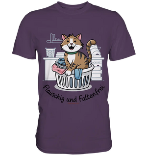 Kätzchen im Wäschekorb – Fröhliche Haushaltsmomente - Premium Shirt Bright Lights Arts