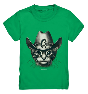 Katzen-Cowboy – Western trifft auf flauschige Eleganz - Kids Premium Shirt Bright Lights Arts