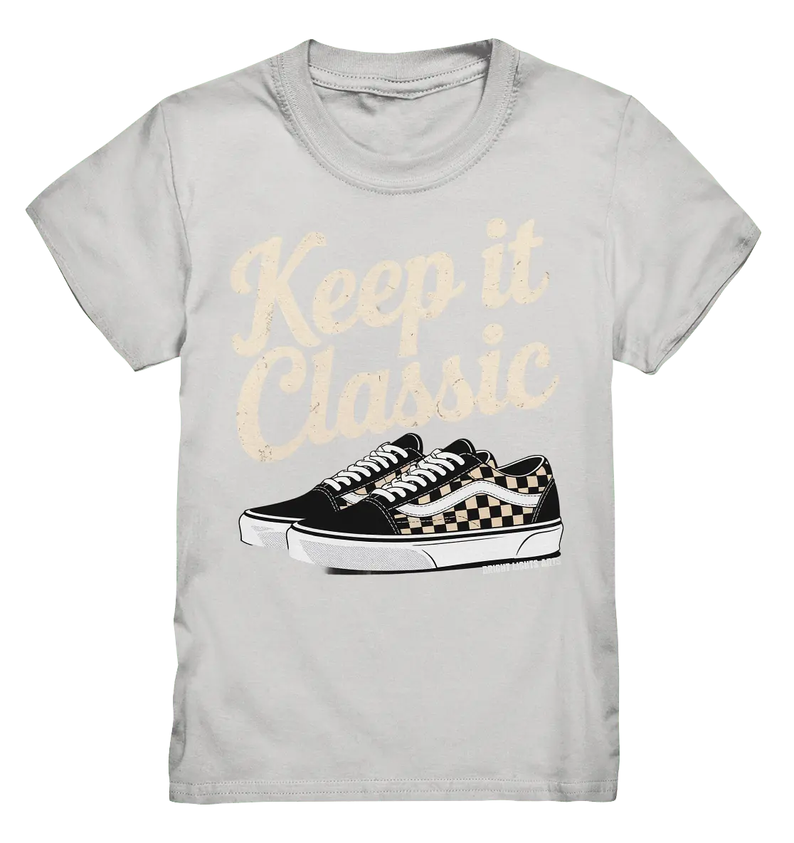 Keep It Classic – Retro - Design mit kultigen Sneakern - Kids Premium Shirt - Bright Lights Arts