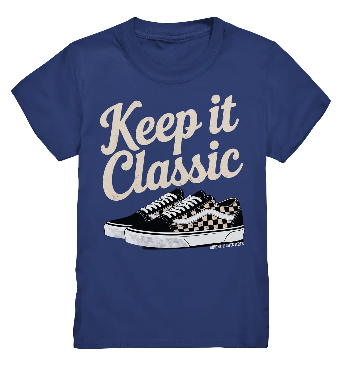 Keep It Classic – Retro - Design mit kultigen Sneakern - Kids Premium Shirt - Bright Lights Arts
