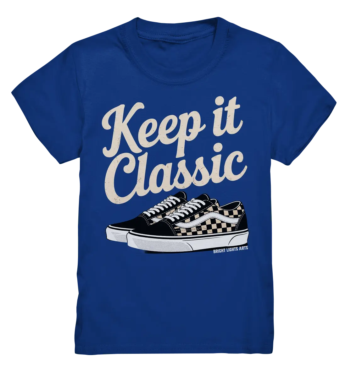 Keep It Classic – Retro - Design mit kultigen Sneakern - Kids Premium Shirt - Bright Lights Arts