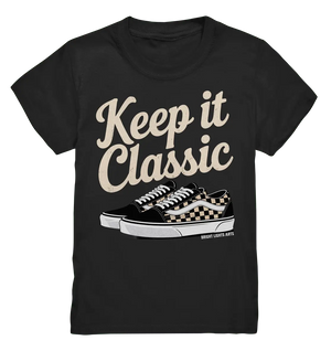 Keep It Classic – Retro - Design mit kultigen Sneakern - Kids Premium Shirt - Bright Lights Arts