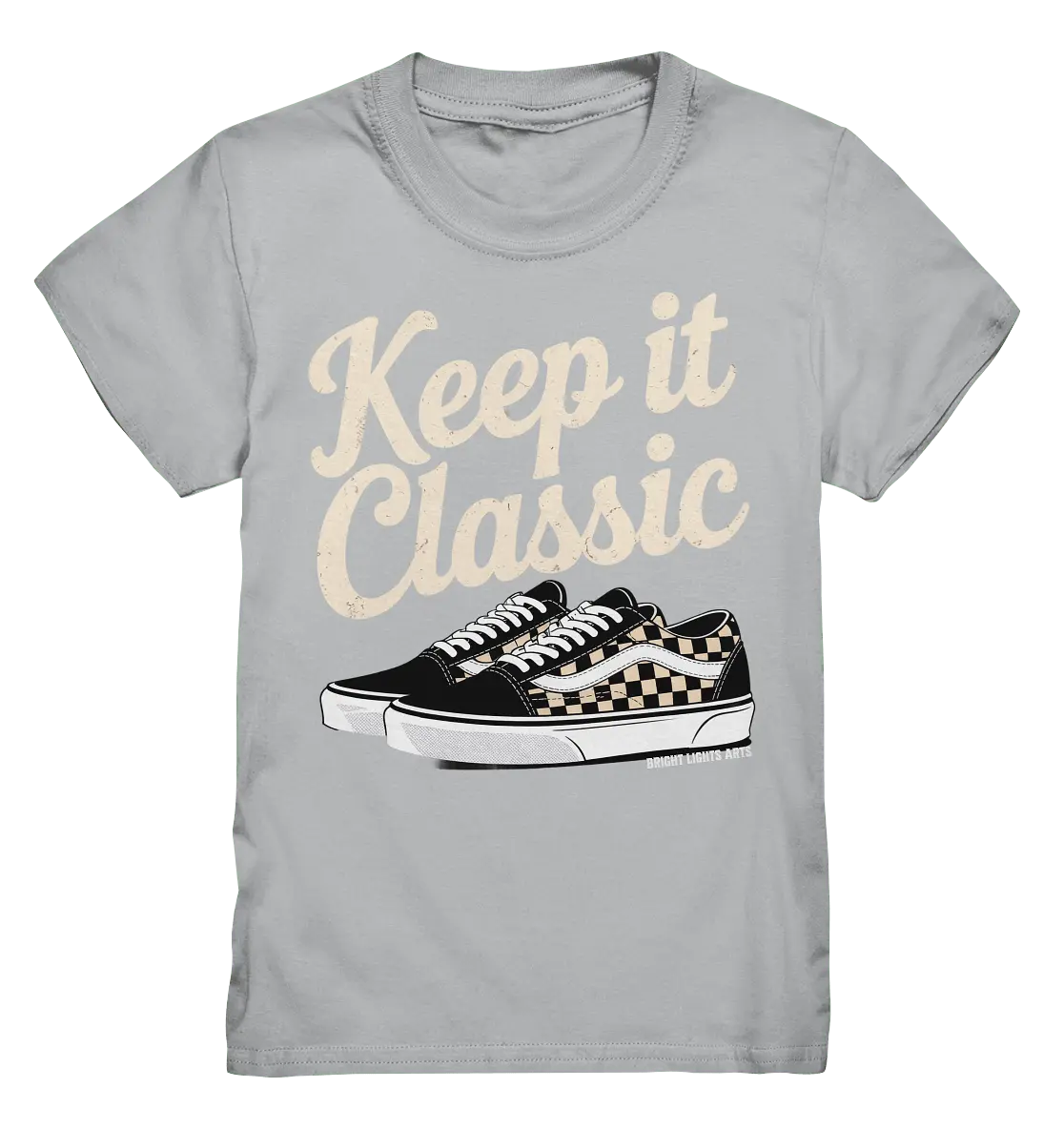 Keep It Classic – Retro - Design mit kultigen Sneakern - Kids Premium Shirt - Bright Lights Arts