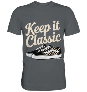 Keep It Classic – Retro - Design mit kultigen Sneakern - Premium Shirt - Bright Lights Arts