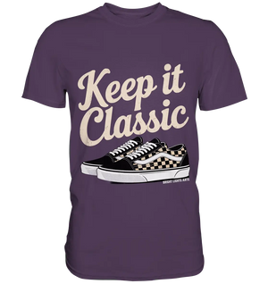 Keep It Classic – Retro - Design mit kultigen Sneakern - Premium Shirt - Bright Lights Arts