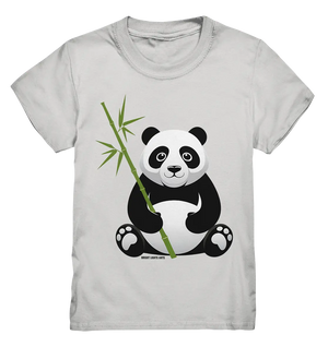 Knuddeliger Panda mit Bambus - Kids Premium Shirt Bright Lights Arts