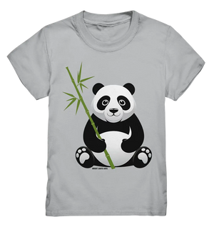 Knuddeliger Panda mit Bambus - Kids Premium Shirt Bright Lights Arts