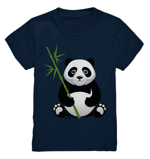 Knuddeliger Panda mit Bambus - Kids Premium Shirt Bright Lights Arts