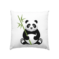 Knuddeliger Panda mit Bambus - Kissen 40x40cm Bright Lights Arts
