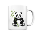 Knuddeliger Panda mit Bambus - Tasse glossy Bright Lights Arts