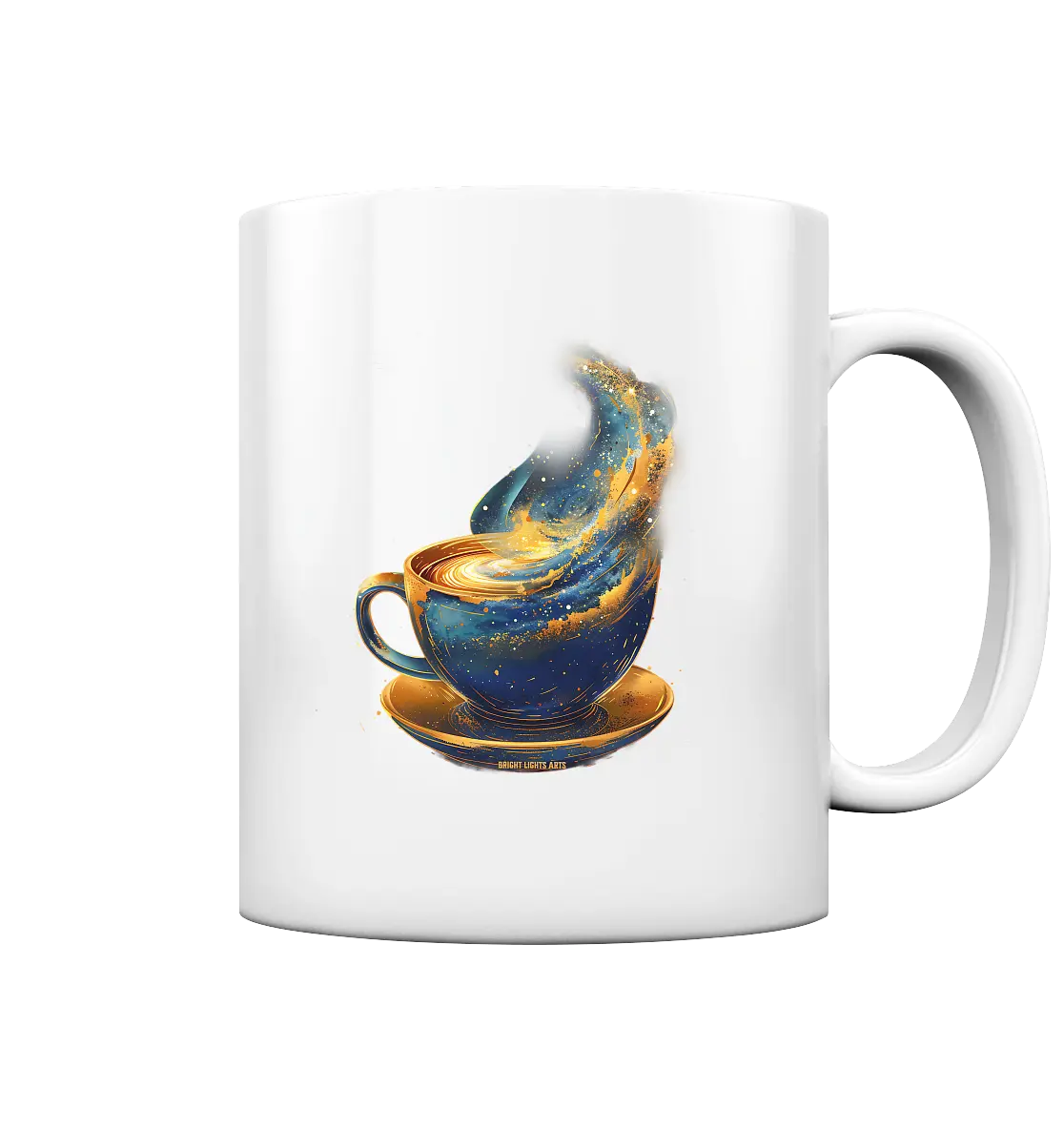 Kosmischer Kaffeegenuss – Fantasievolles und stilvolles Design - Tasse glossy Bright Lights Arts