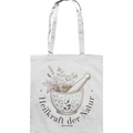 Kraft der Natur – Vintage Mörser & Stößel Design - Baumwolltasche Bright Lights Arts