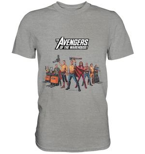 Lagerhelden – Humorvolle und kreative Teamwork Kunst - Premium Shirt - Bright Lights Arts