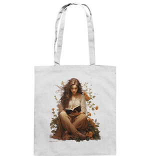 Lesen & Natur – Friedliches Design für Bücher- und Naturliebhaber - Baumwolltasche Bright Lights Arts
