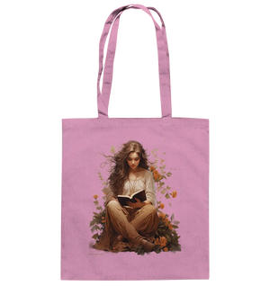 Lesen & Natur – Friedliches Design für Bücher- und Naturliebhaber - Baumwolltasche Bright Lights Arts