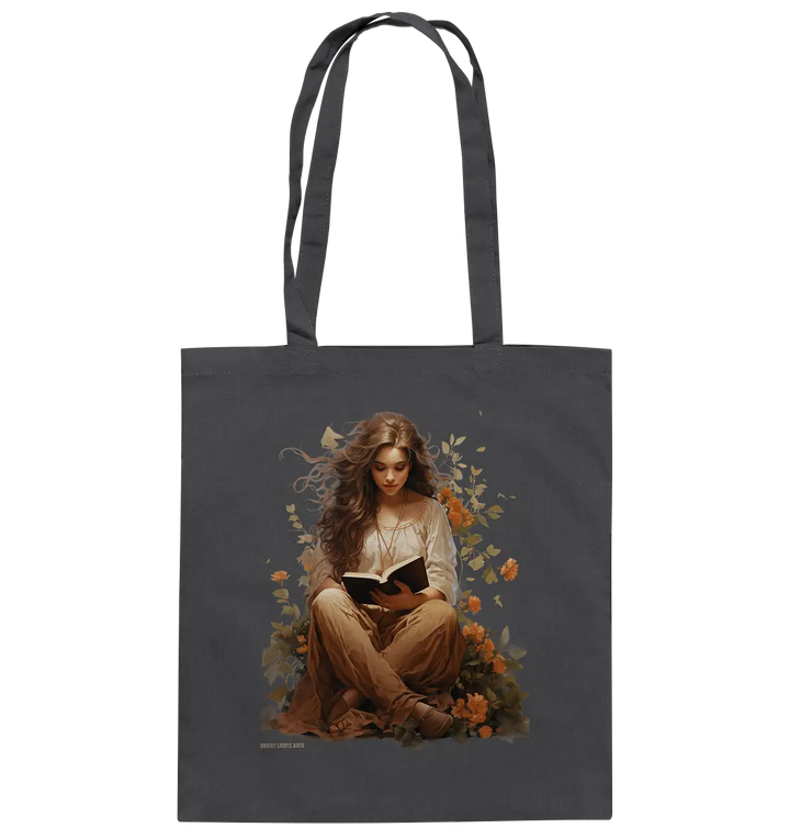 Lesen & Natur – Friedliches Design für Bücher- und Naturliebhaber - Baumwolltasche Bright Lights Arts