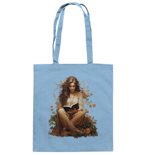 Lesen & Natur – Friedliches Design für Bücher- und Naturliebhaber - Baumwolltasche Bright Lights Arts