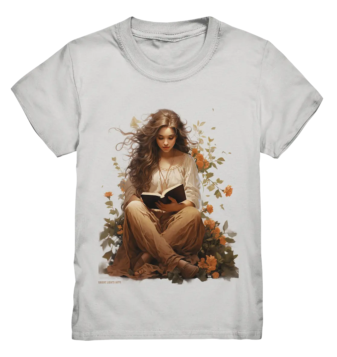 Lesen & Natur – Friedliches Design für Bücher- und Naturliebhaber - Kids Premium Shirt Bright Lights Arts