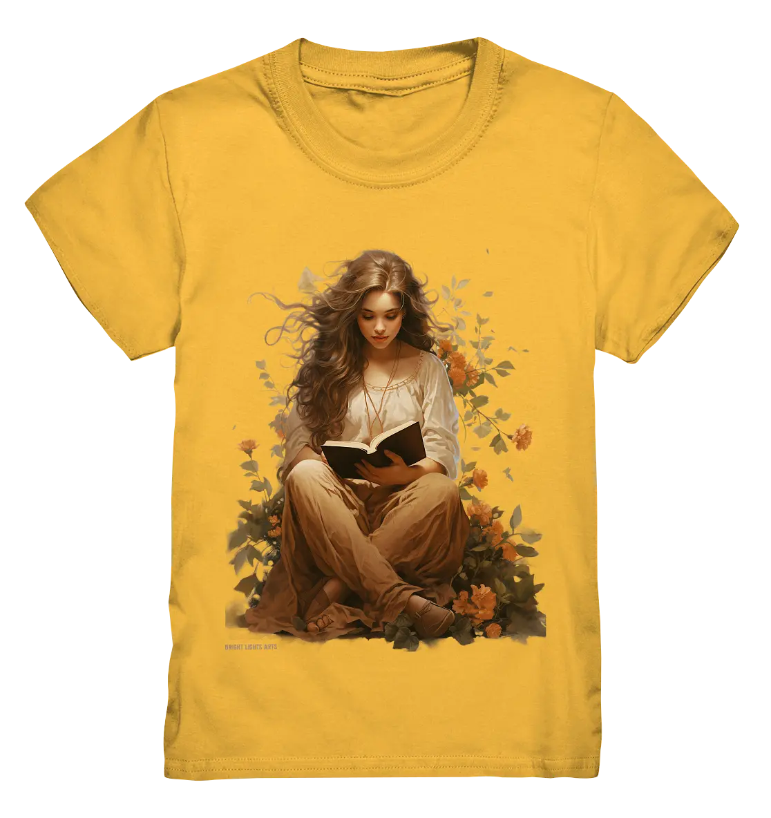 Lesen & Natur – Friedliches Design für Bücher- und Naturliebhaber - Kids Premium Shirt Bright Lights Arts