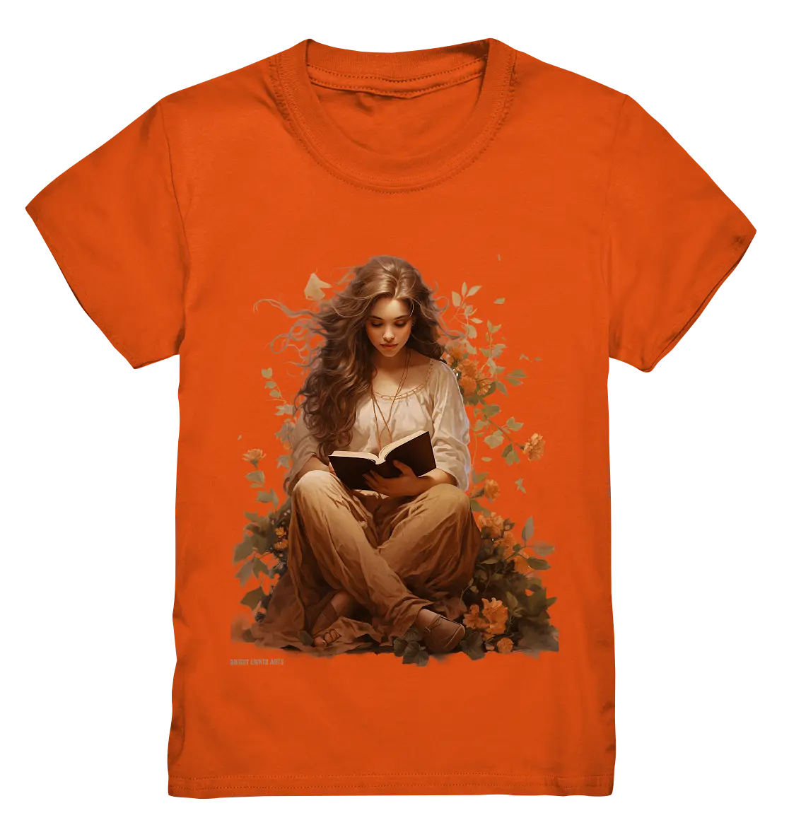 Lesen & Natur – Friedliches Design für Bücher- und Naturliebhaber - Kids Premium Shirt Bright Lights Arts