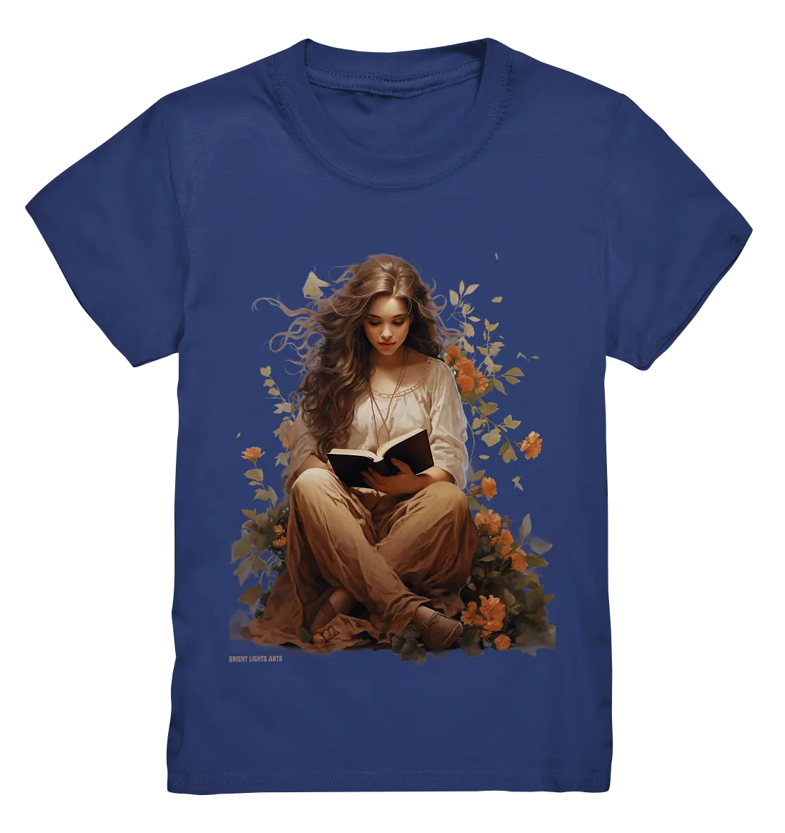 Lesen & Natur – Friedliches Design für Bücher- und Naturliebhaber - Kids Premium Shirt Bright Lights Arts