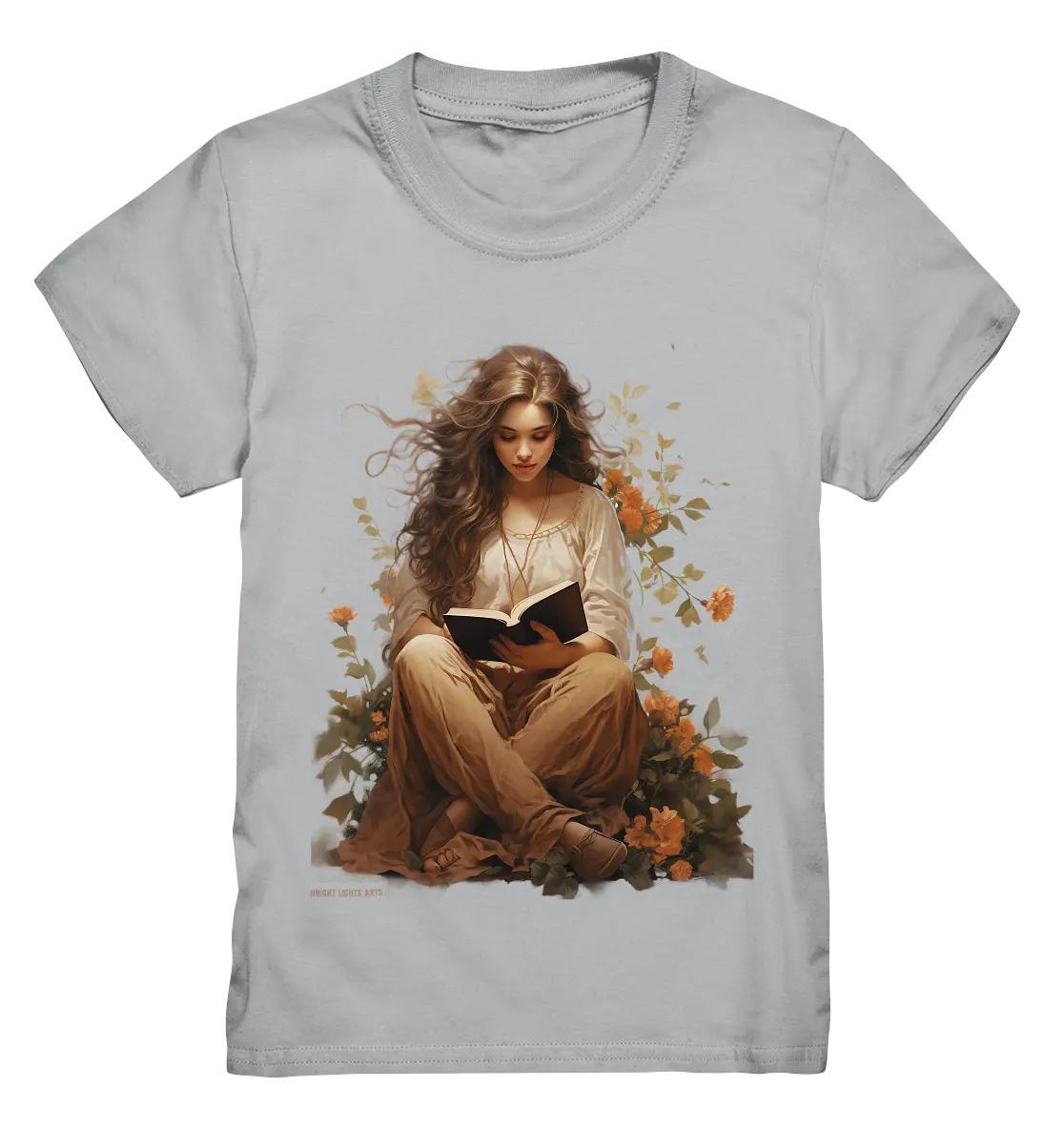 Lesen & Natur – Friedliches Design für Bücher- und Naturliebhaber - Kids Premium Shirt Bright Lights Arts