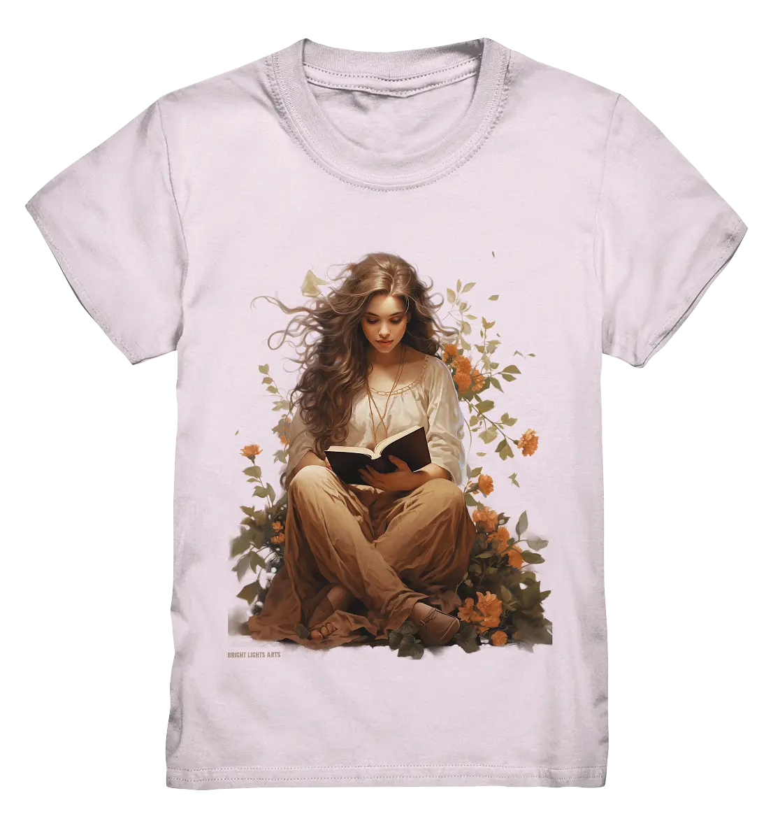 Lesen & Natur – Friedliches Design für Bücher- und Naturliebhaber - Kids Premium Shirt Bright Lights Arts