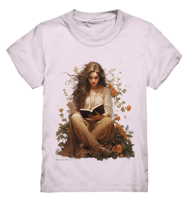 Lesen & Natur – Friedliches Design für Bücher- und Naturliebhaber - Kids Premium Shirt Bright Lights Arts