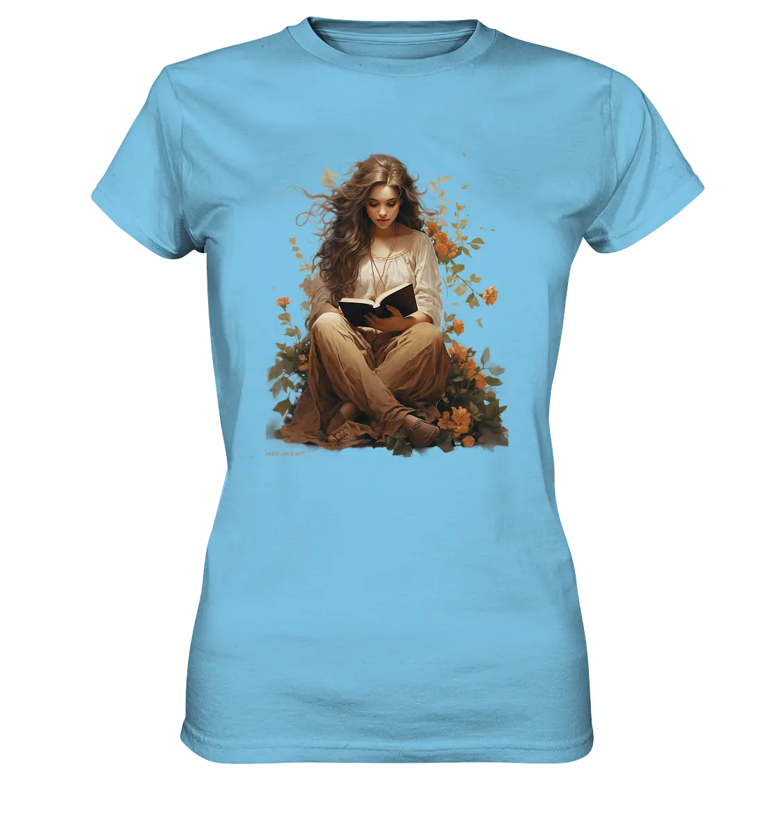 Lesen & Natur – Friedliches Design für Bücher- und Naturliebhaber - Ladies Premium Shirt Bright Lights Arts