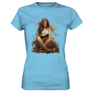 Lesen & Natur – Friedliches Design für Bücher- und Naturliebhaber - Ladies Premium Shirt Bright Lights Arts