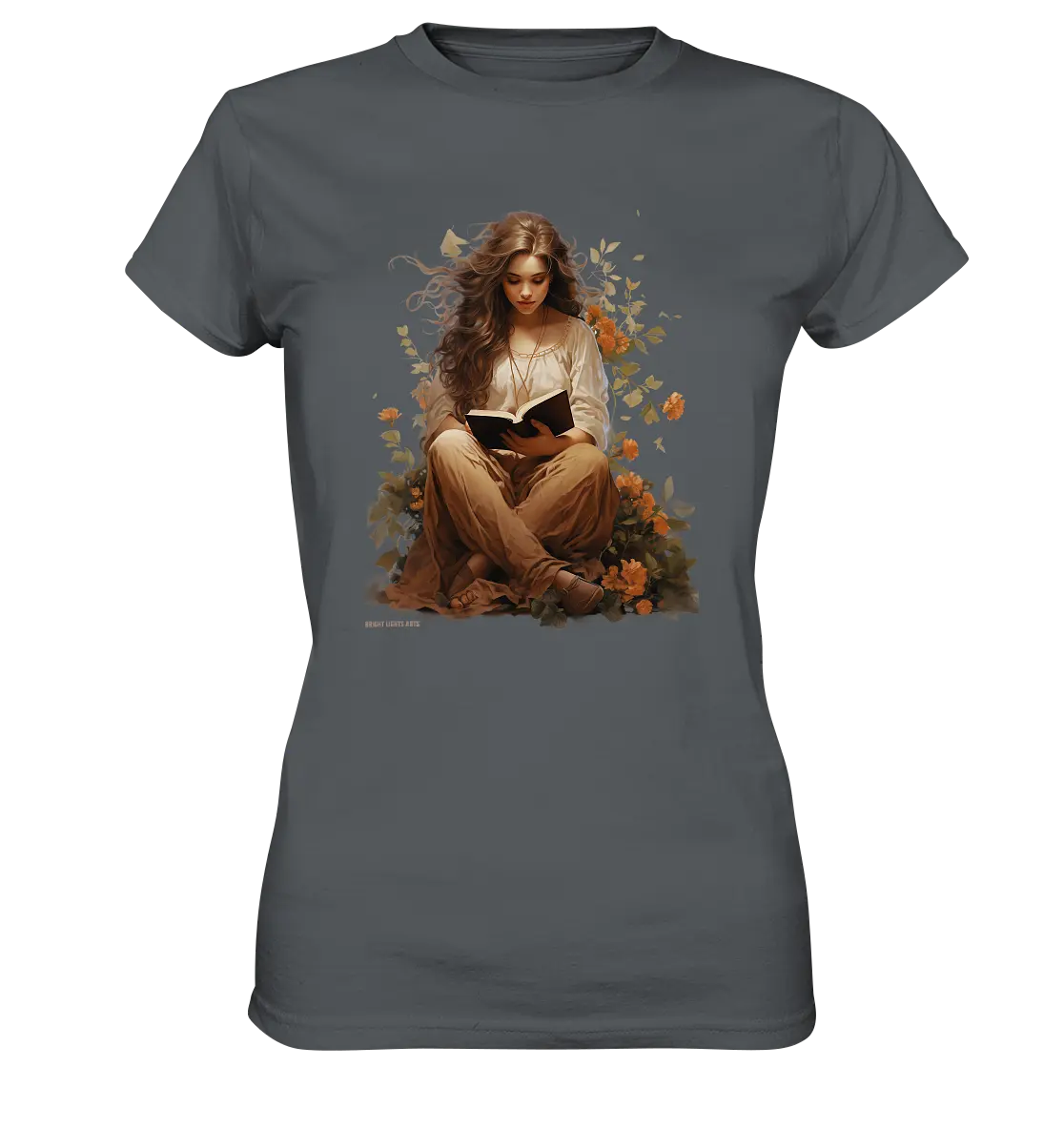 Lesen & Natur – Friedliches Design für Bücher- und Naturliebhaber - Ladies Premium Shirt Bright Lights Arts