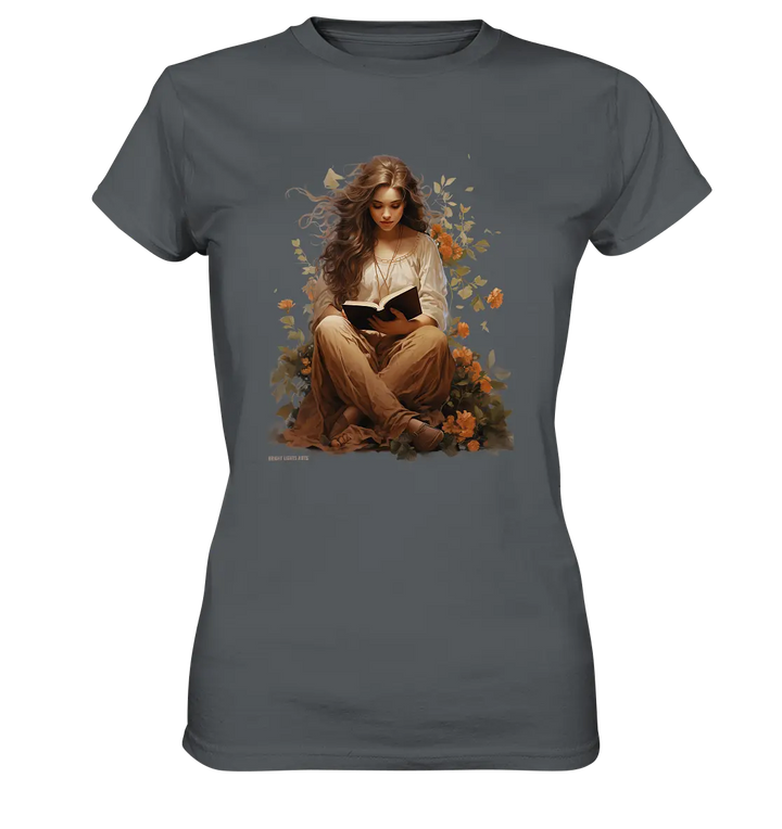 Lesen & Natur – Friedliches Design für Bücher- und Naturliebhaber - Ladies Premium Shirt Bright Lights Arts