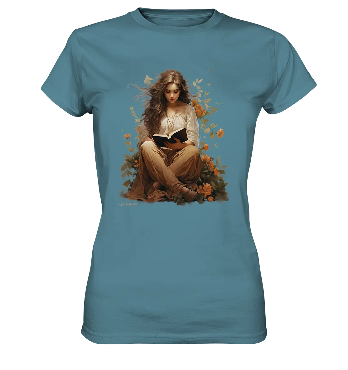 Lesen & Natur – Friedliches Design für Bücher- und Naturliebhaber - Ladies Premium Shirt Bright Lights Arts
