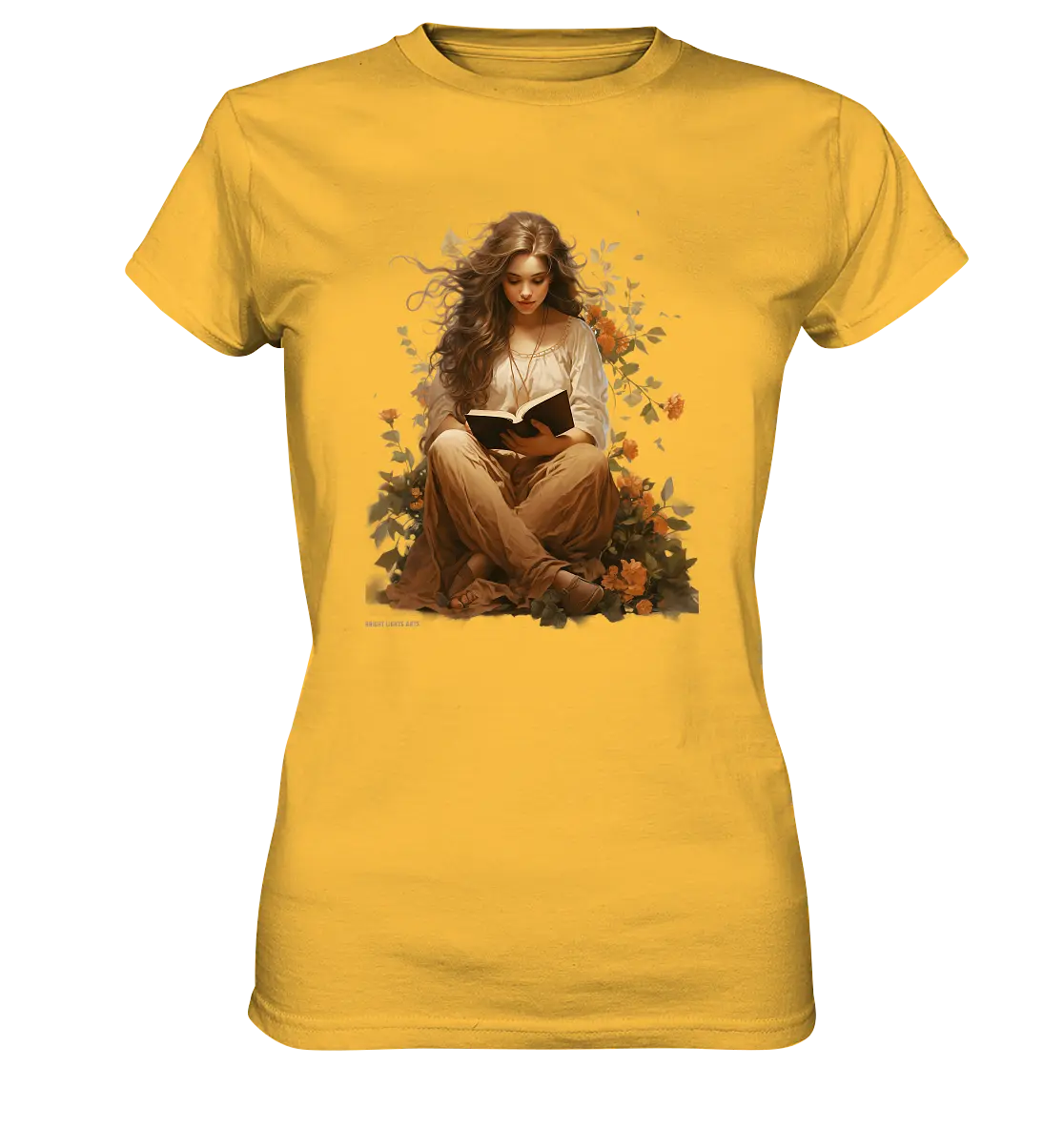 Lesen & Natur – Friedliches Design für Bücher- und Naturliebhaber - Ladies Premium Shirt Bright Lights Arts