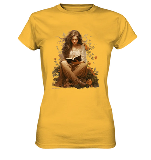 Lesen & Natur – Friedliches Design für Bücher- und Naturliebhaber - Ladies Premium Shirt Bright Lights Arts