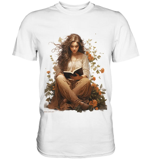 Lesen & Natur – Friedliches Design für Bücher- und Naturliebhaber - Premium Shirt Bright Lights Arts