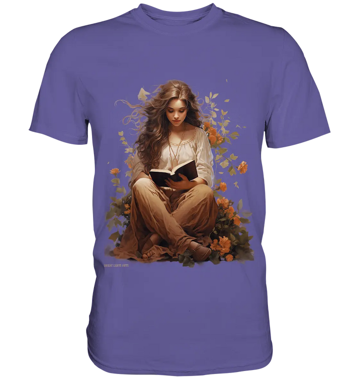 Lesen & Natur – Friedliches Design für Bücher- und Naturliebhaber - Premium Shirt Bright Lights Arts