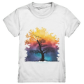 Licht & Schatten – Magische Baumlandschaft mit Sternbild - Kids Premium Shirt - Bright Lights Arts