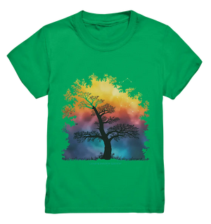Licht & Schatten – Magische Baumlandschaft mit Sternbild - Kids Premium Shirt - Bright Lights Arts