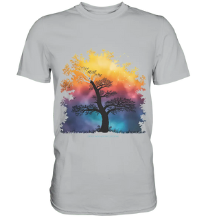 Licht & Schatten – Magische Baumlandschaft mit Sternbild - Premium Shirt - Bright Lights Arts